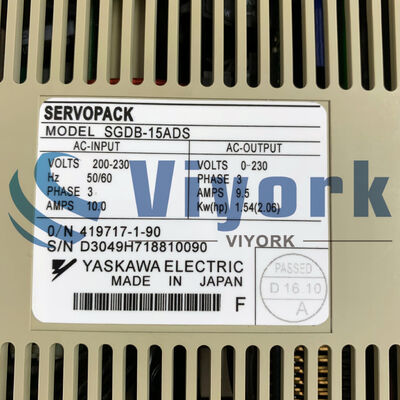 Yaskawa SERVOPACK SGDB-15ADS NEW SERVO DRIVE