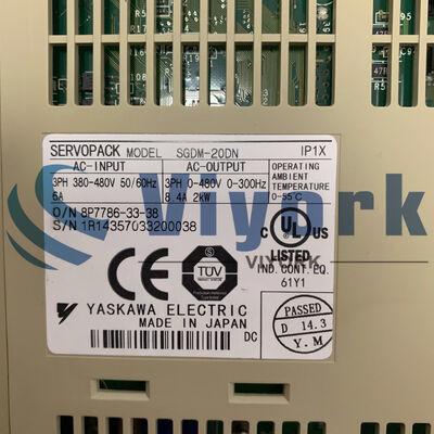 Yaskawa SGDM-20DN SERVO DRIVE NEW
