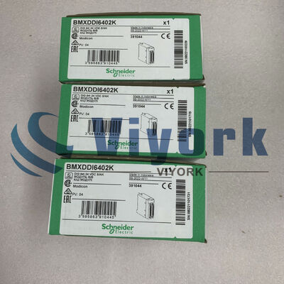 Schneider MODICON BMXDDI6402K ডিস্ক্রিট ইনপুট মডিউল X80 64 ইনপুট 0.6 MA 24 নতুন
